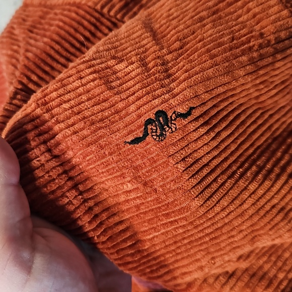 Vans Women's XL Rust Corduroy Button Up Jacket - Picture 8 of 8